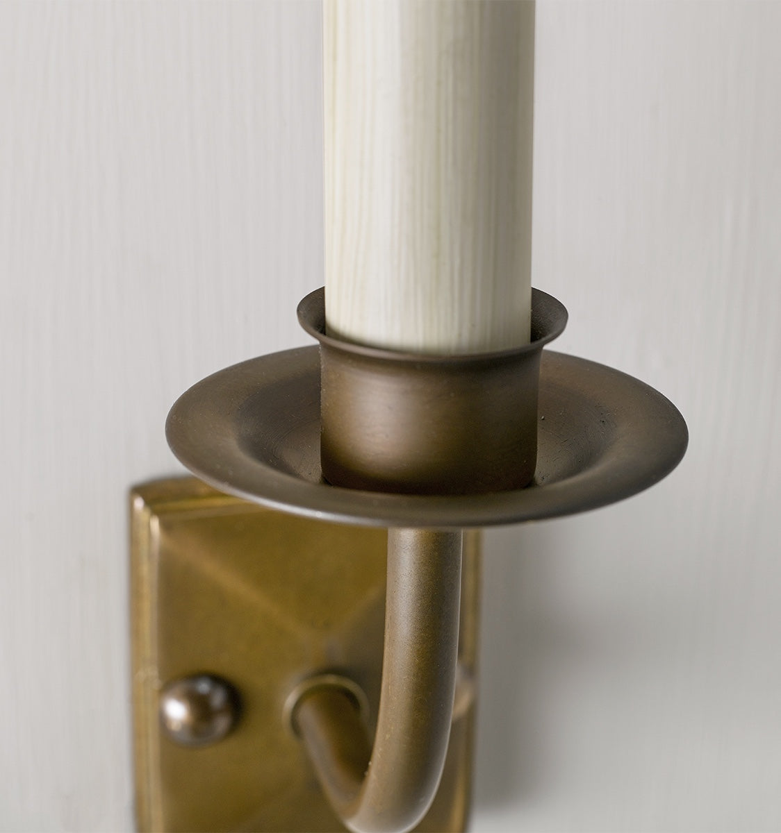 Diddling Light with US Mounting Plate - Antique Brass