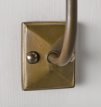 Diddling Light with US Mounting Plate - Antique Brass
