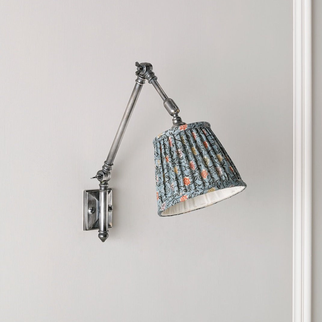 Paris Light with US Mounting Backplate - Antique Silver