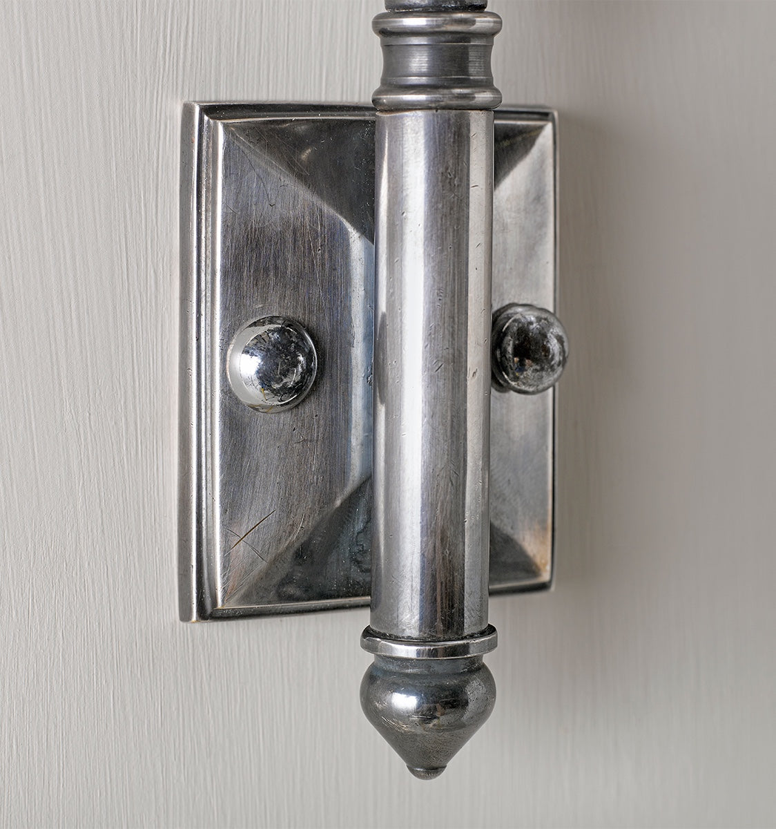 Paris Light with US Mounting Backplate - Antique Silver