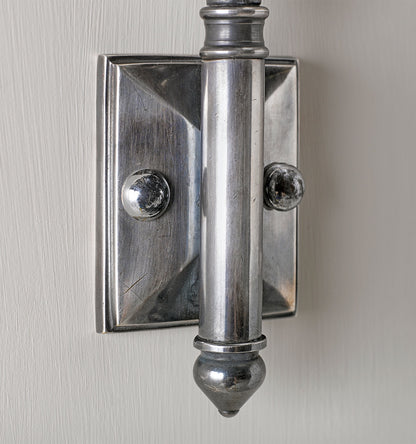 Paris Light with US Mounting Backplate - Antique Silver
