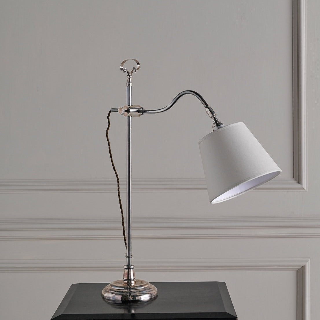 Desk Lamp - Antique Silver