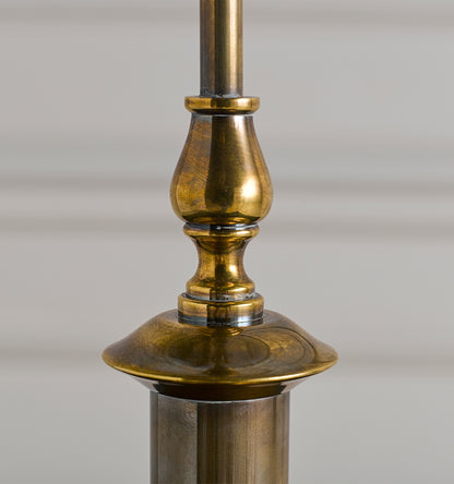 Dorchester Lamp with Shade - Antique Brass