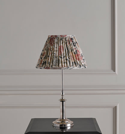 Dorchester Lamp with Shade - Antique Silver