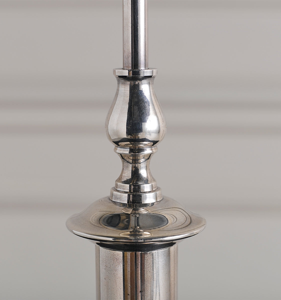 Dorchester Lamp with Shade - Antique Silver
