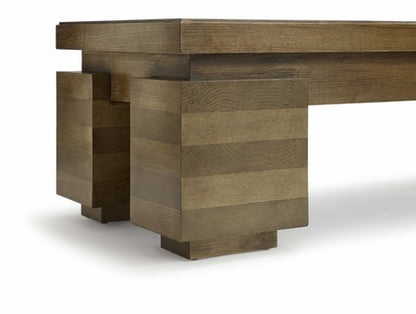 Lafon Coffee Table - Parchment Top - #43 Antique Warm Oak