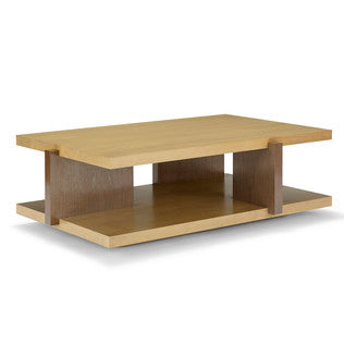 Aldo Coffee Table - #21 Antique Oak &amp; #26 Light Walnut