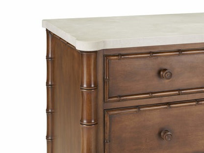 Faux Bamboo Chest of Drawers