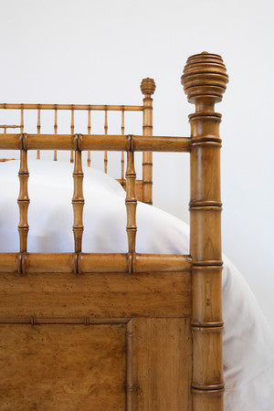 Queen bamboo best sale bed
