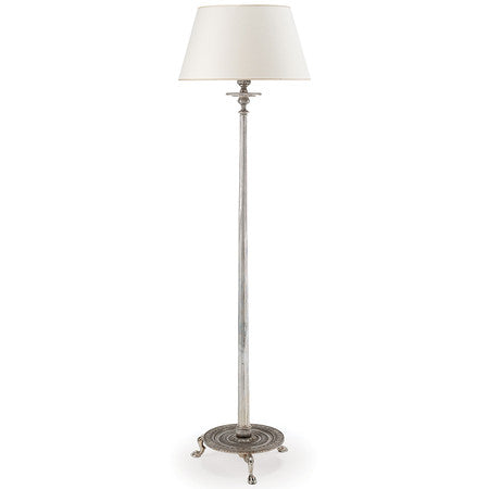 Carlyle Floor Lamp - Antique Silver