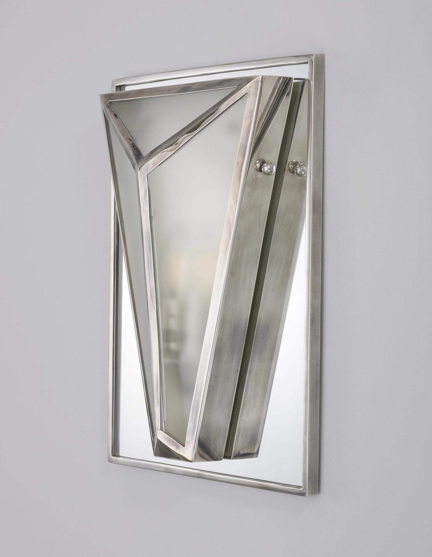 Delta Wall Light with Mirror Backplate