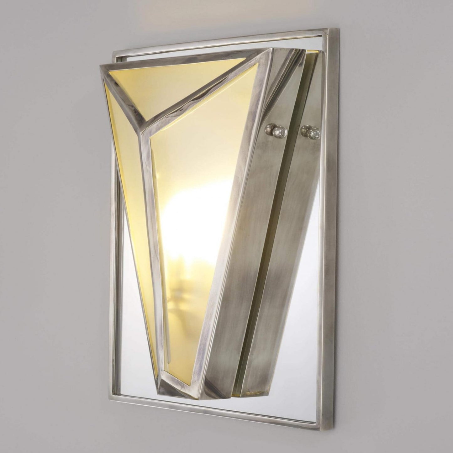 Delta Wall Light with Mirror Backplate
