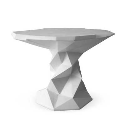 Macklin Center Table - White Plaster
