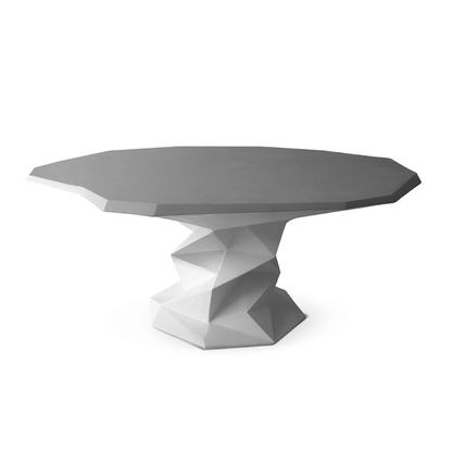 Macklin Dining Table - White Plaster
