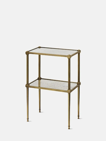 Carolyn Table - Clear Glass or Plain Mirror
