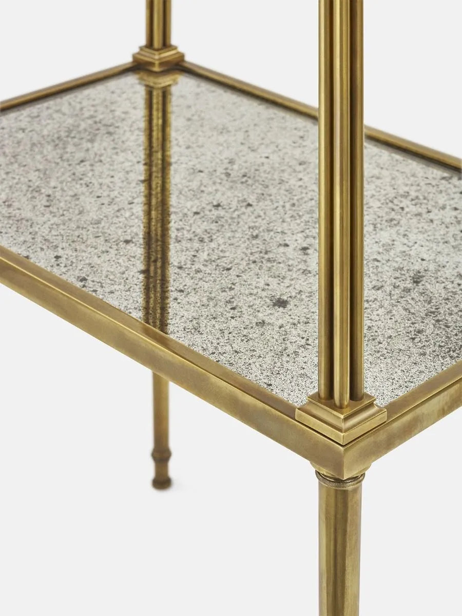 Carolyn Table - Clear Glass or Plain Mirror