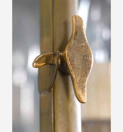 Swangrove Wall Lantern Small - Antique Brass / Gilt detailing