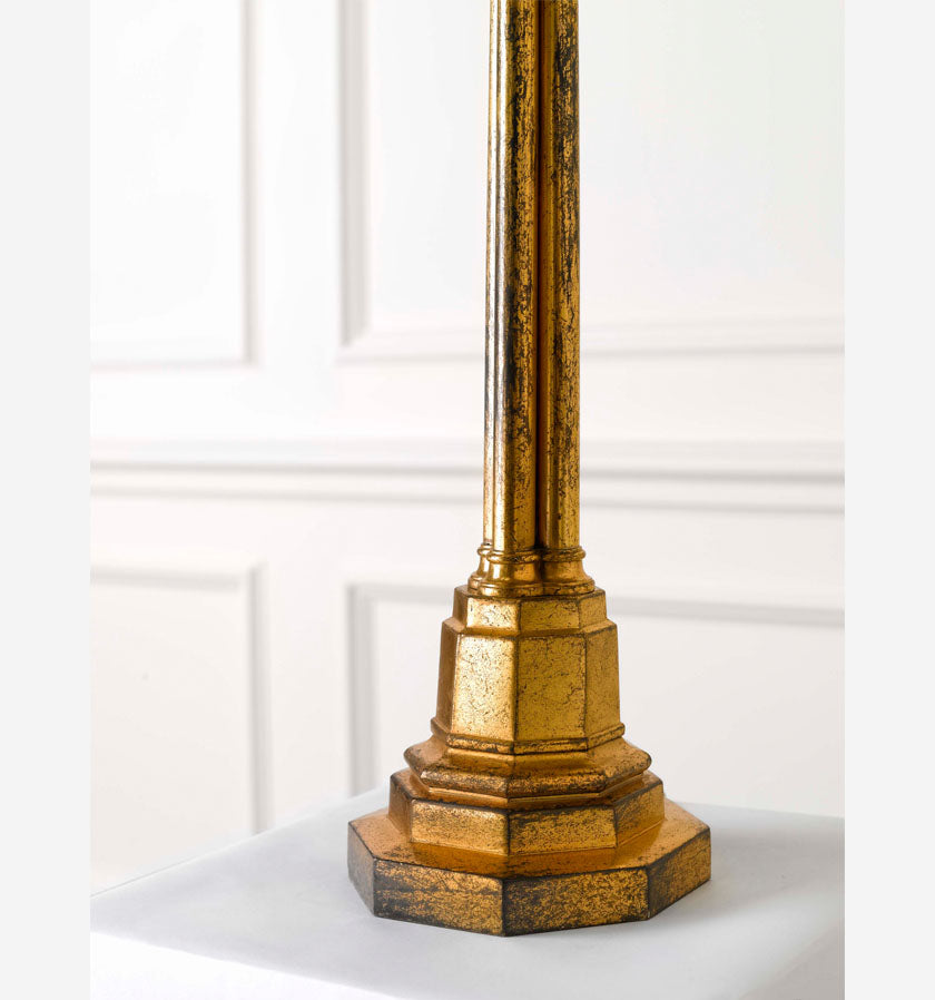 Cluster Column Lamp - Antique Brass