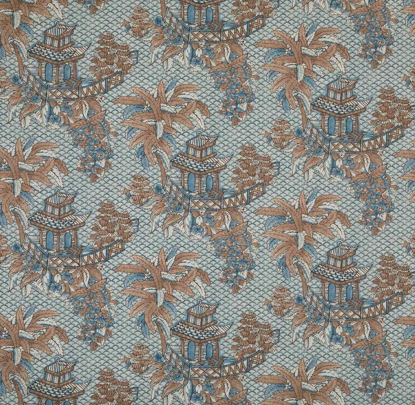 Mandalay - Blue / Flax